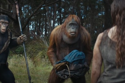 You can watch 8 minutes of Kingdom of the Planet of the Apes for free right now