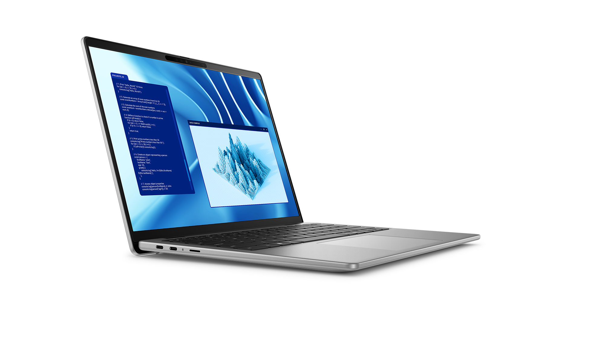 The Dell Latitude 7455 laptop with the Snapdragon X Elite chip.