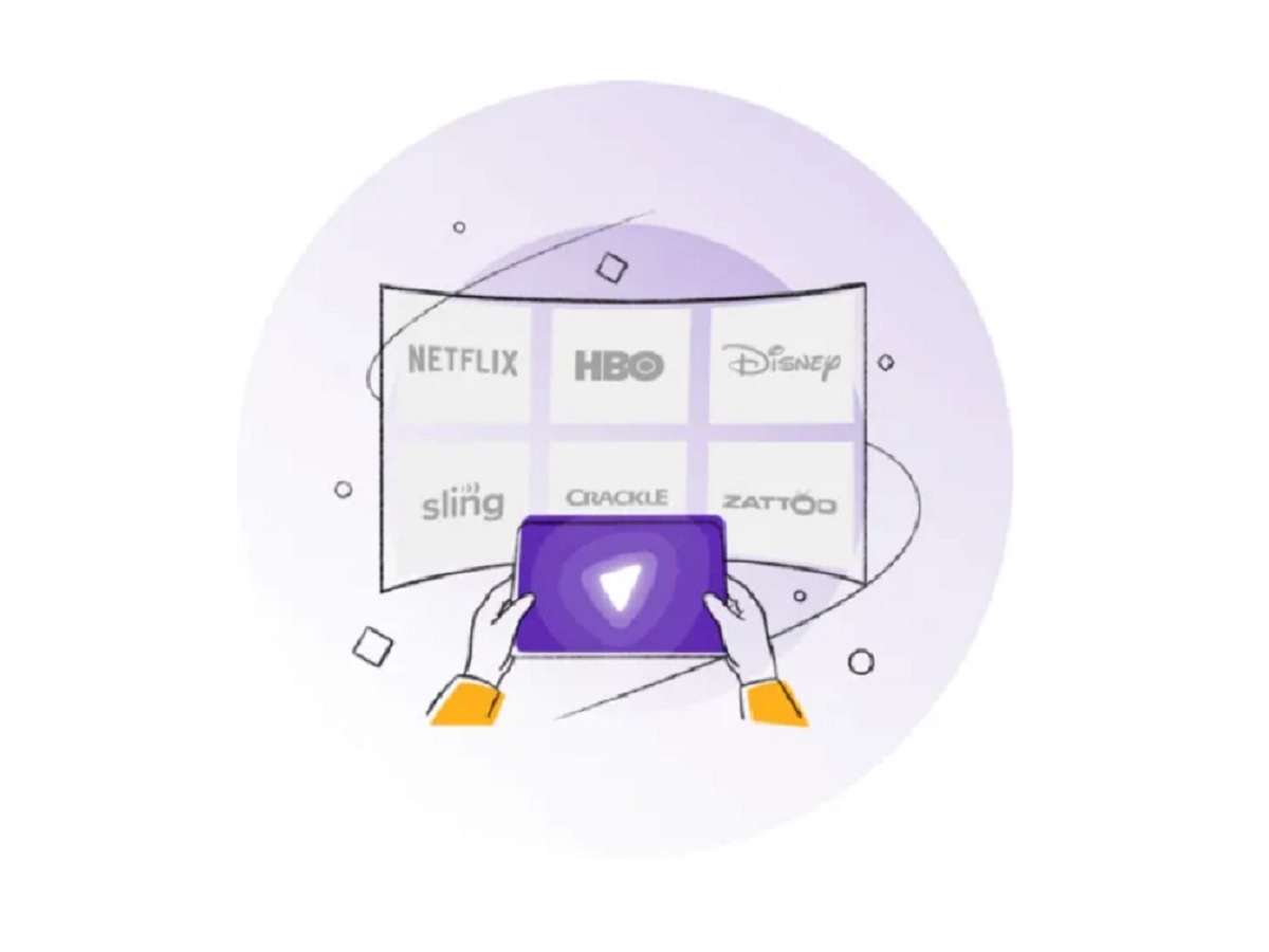 An illustration of PureVPN used with streaming services.