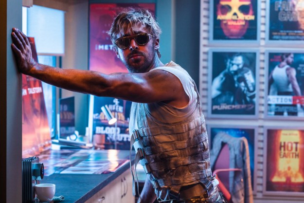Ryan Gosling wears sunglasses in The Fall Guy.