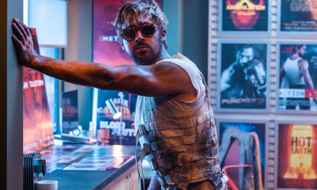 Ryan Gosling wears sunglasses in The Fall Guy.