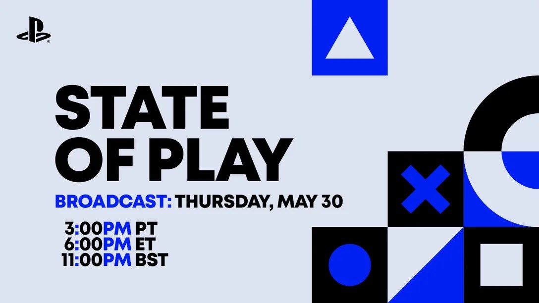 Key art for the May 2024 State of Play presentation.