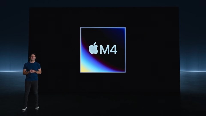Apple introducing the new M4 chip.