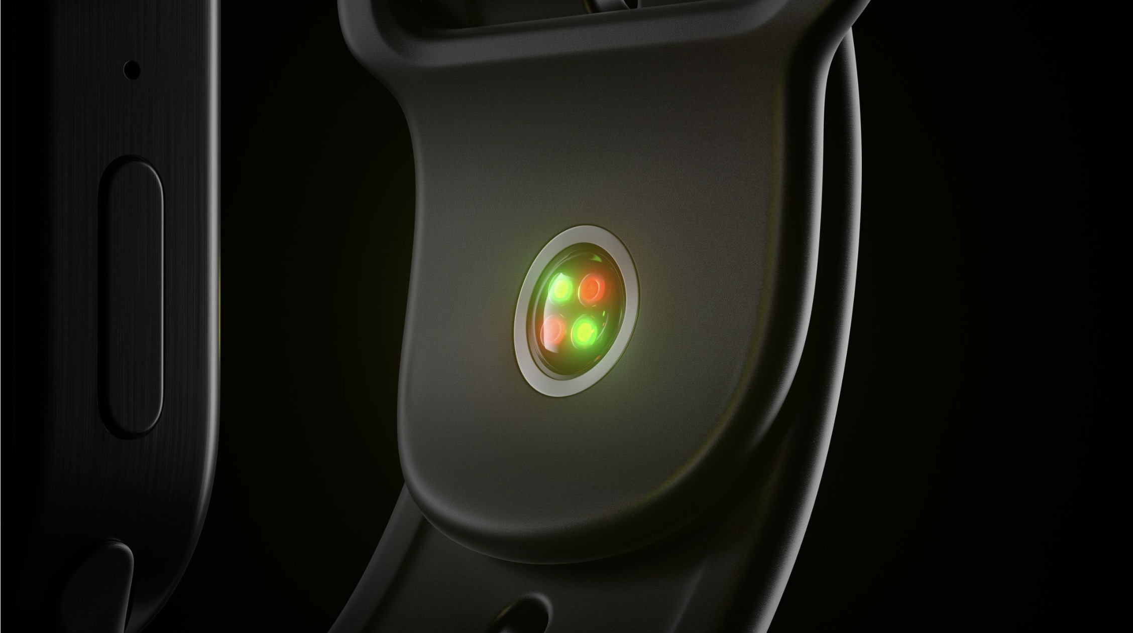 Apple Watch concept by Wordsmattr.io showing off a blood pressure sensor.