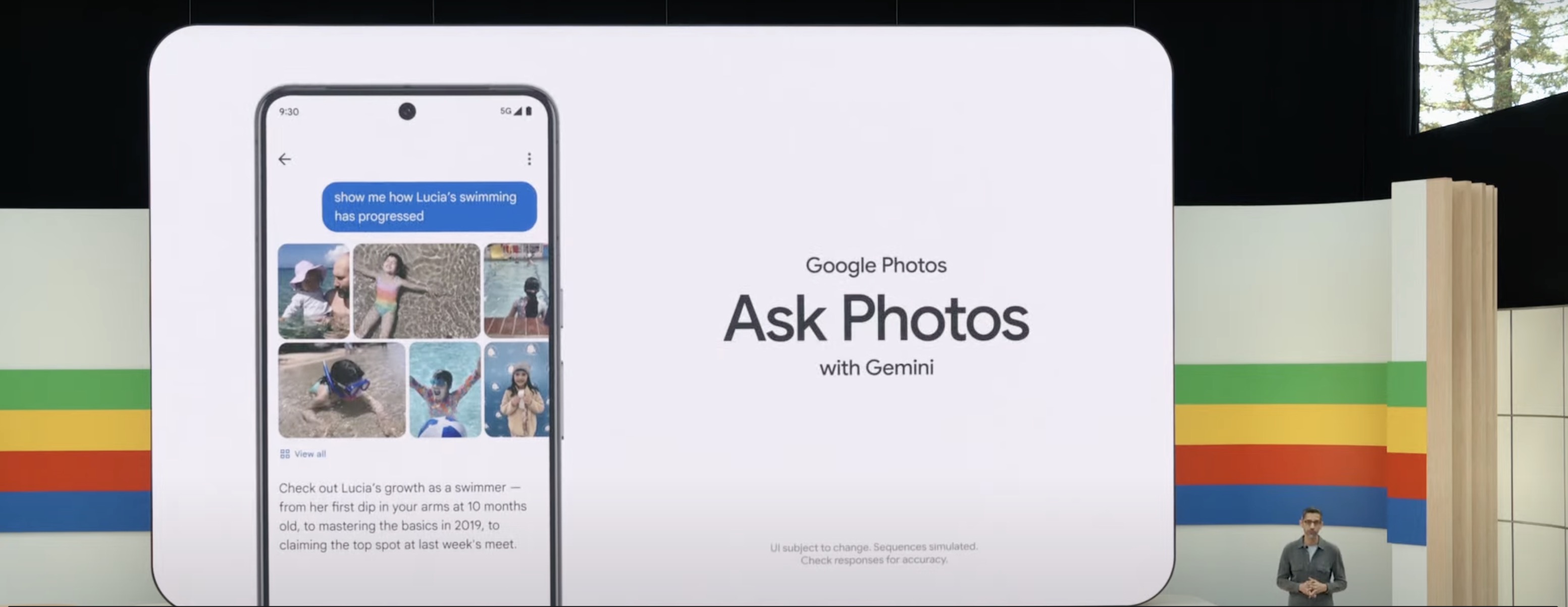 Google's Ask Photos debut.