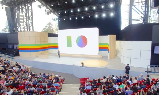 The stage for Google I/O 2024.