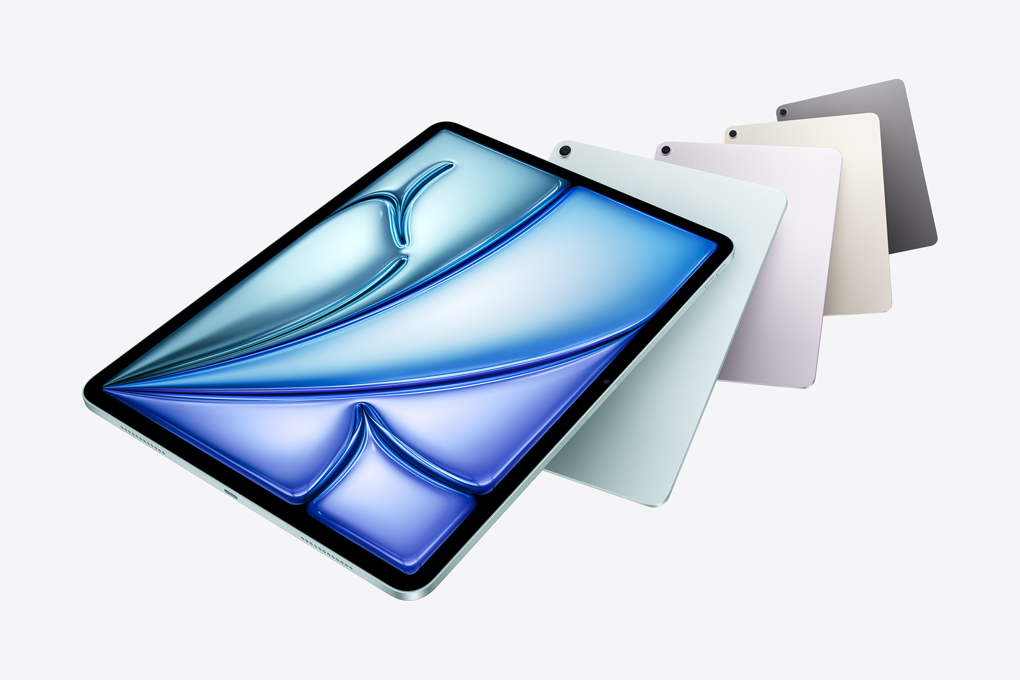 Opzioni colore iPad Air 2024.