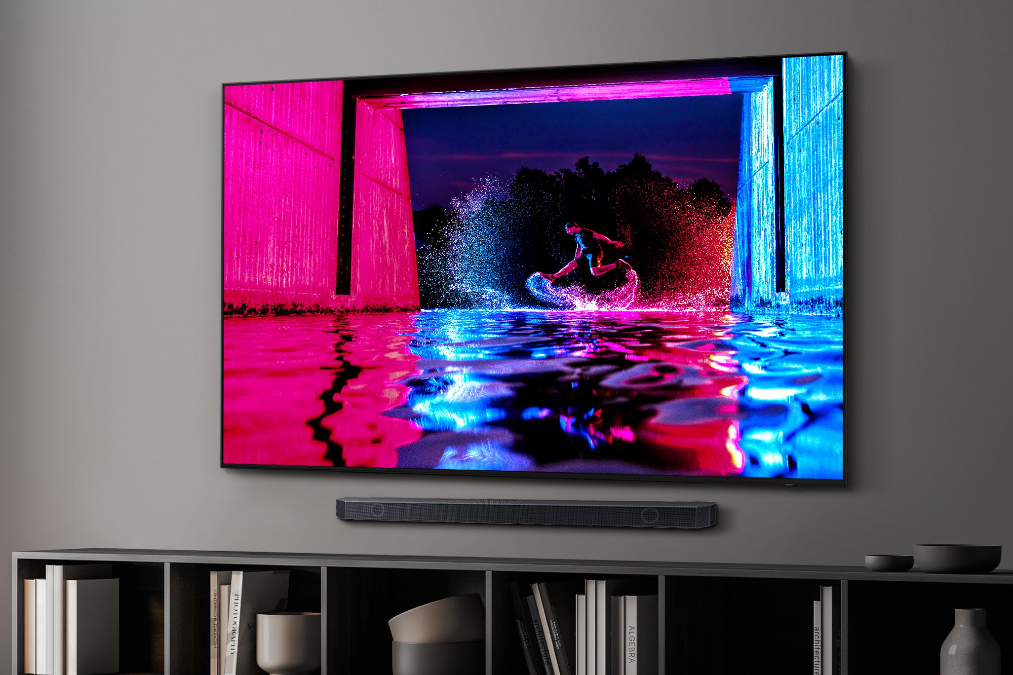 Samsung S90D 4K OLED TV.