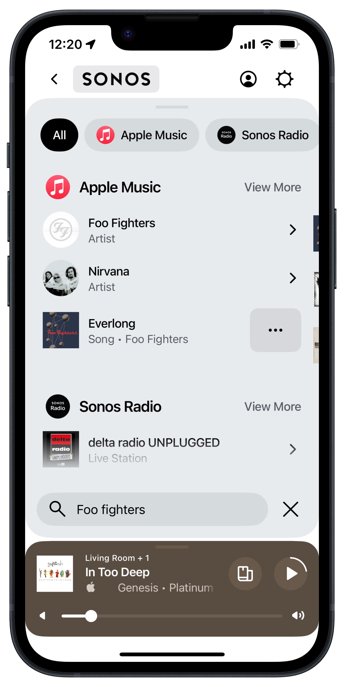 Actualización de la app Sonos Sin biblioteca de música 2024 00001