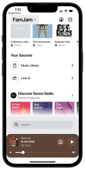 适用于 iOS 的新 Sonos 应用程序设计。