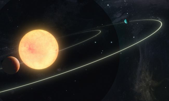 TOI-1798, a system that is home to two planets. The inner planet is a strange Super-Earth so close to its star, one year on this alien world lasts only half an Earth day.