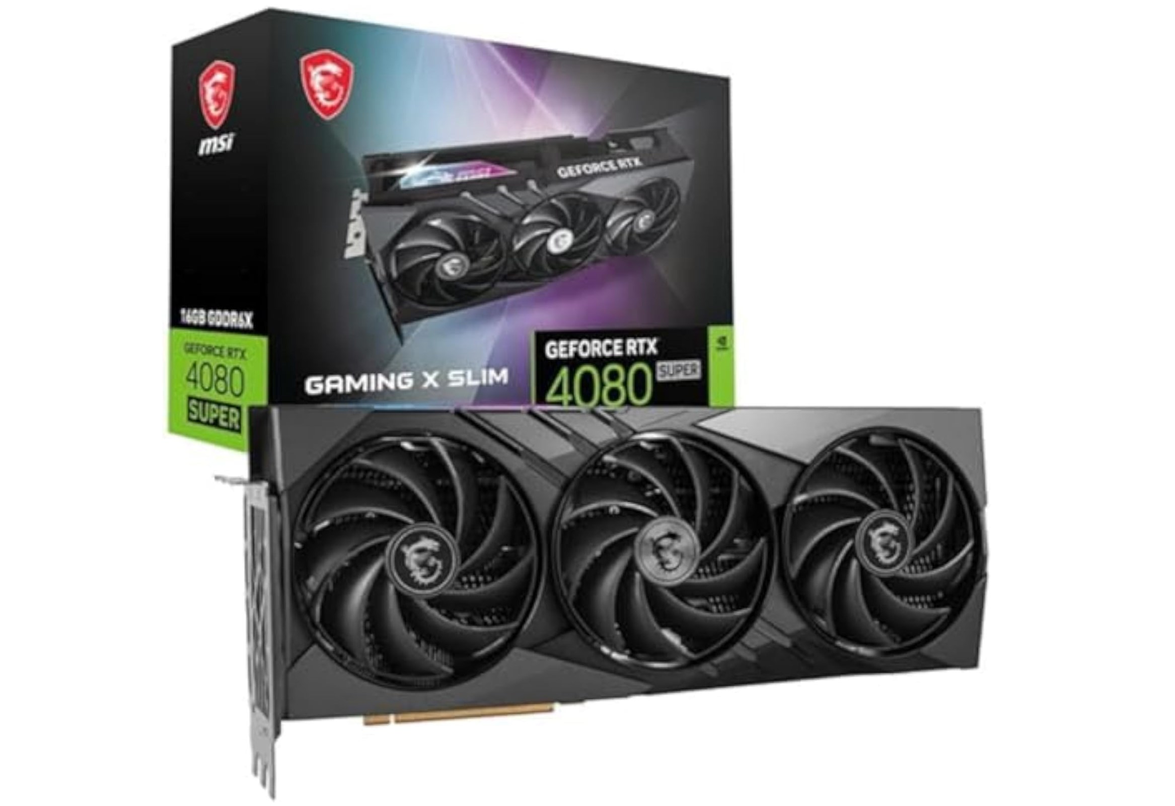 MSI Gaming RTX 4080 Super 16GB GDRR6X Gaming X Slim